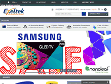 Tablet Screenshot of exeltek.com.au